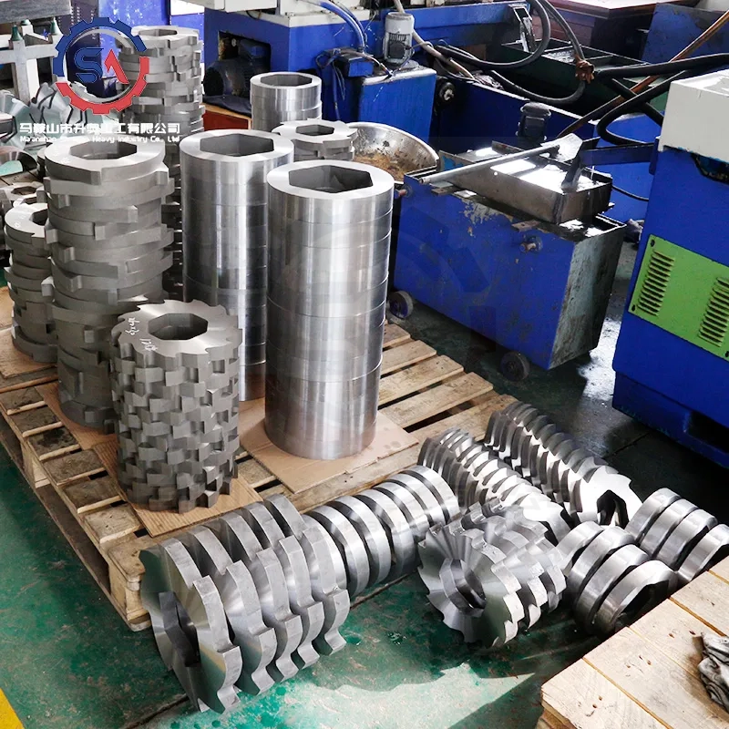 ShengAo Hardfaced Shredder Blades with wear-resistant coating