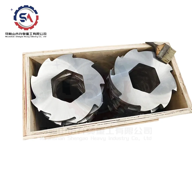 Heavy-Duty Double Shaft Shredder Blade Manufacturing