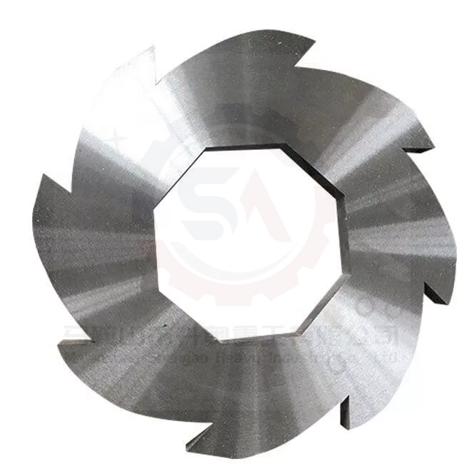 Cutting Blades Double Shaft Shredder Machine Blades Plastic Grinding