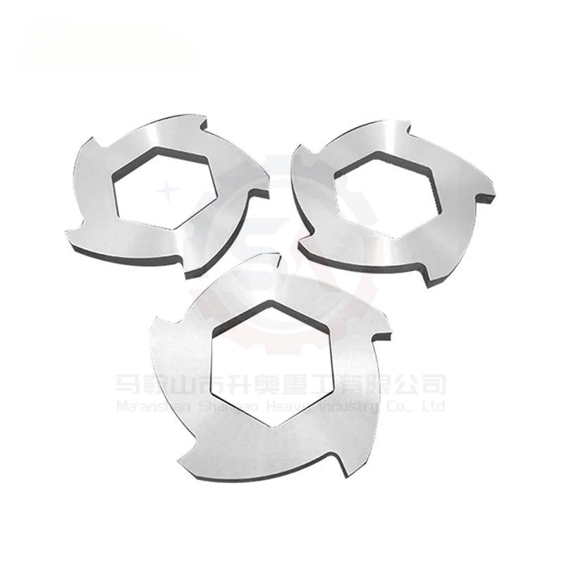 Custom Industrial Dual-Shaft Shredder Knives for Plastic Film & Mixed Waste