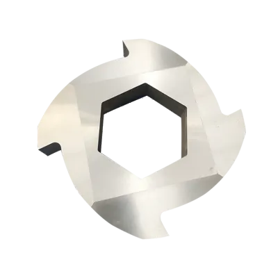 custom shredder rotor blades rubber crushing system