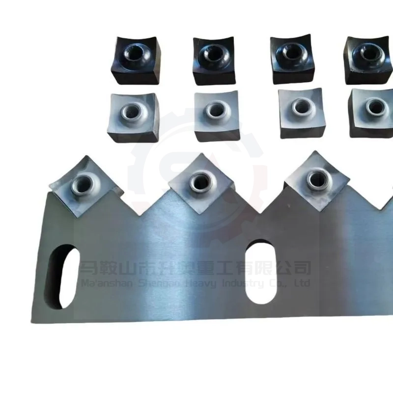 Custom Single Shaft Shredder Blades | High-Performance Recycled Plastic Shredding