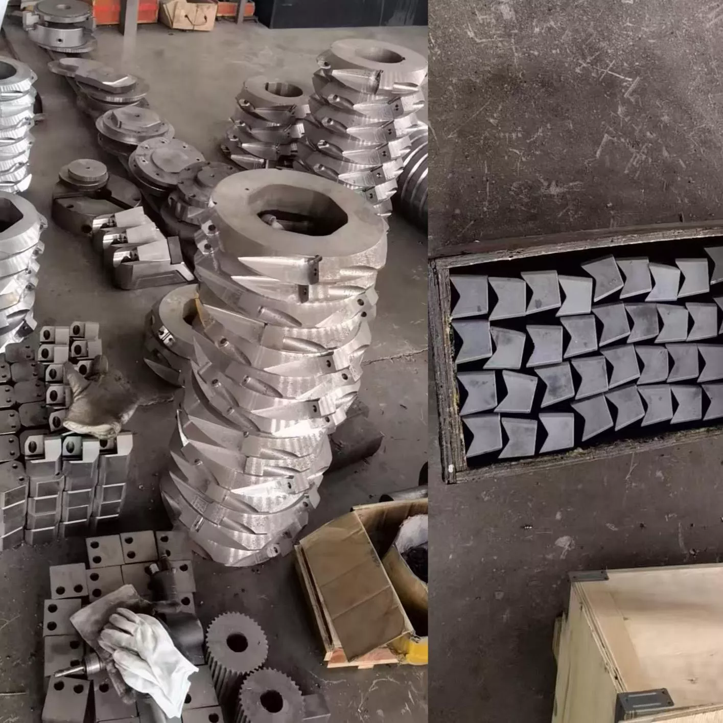 Customizable Shredder Blades for Plastic Rubber Crusher Single Shaft Rotary Stationary Blades Supplier