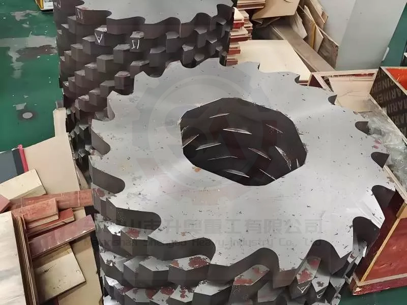 OEM Double Shaft Shredder Blades Video
