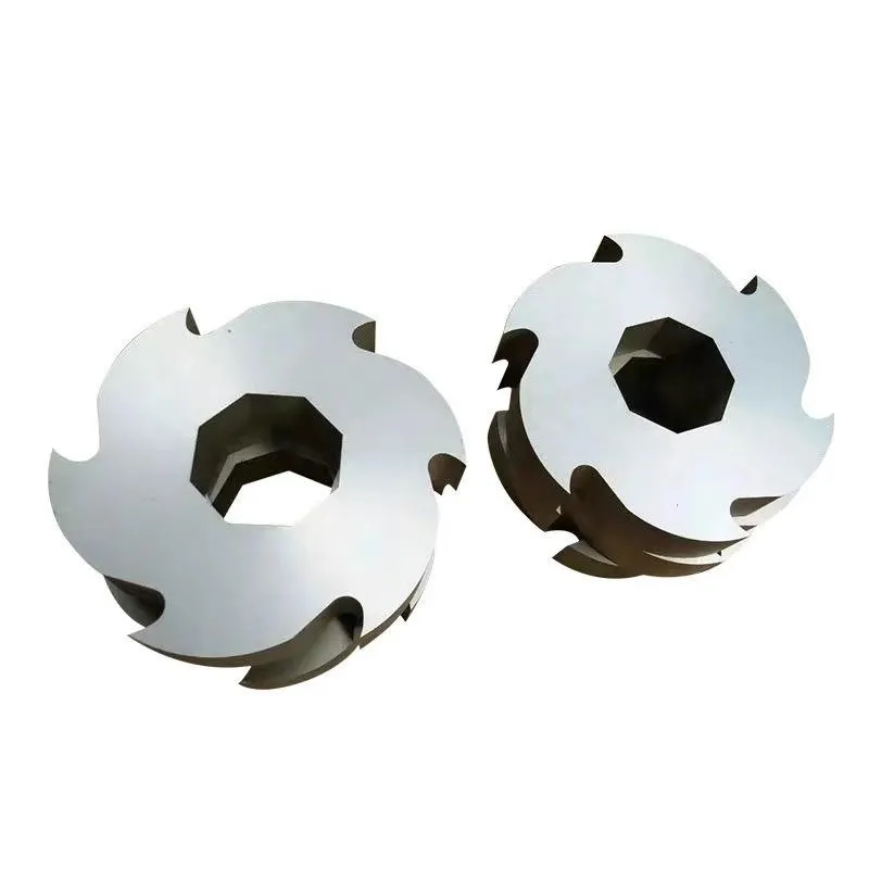 double shaft shredder blades for plastic tire recycling