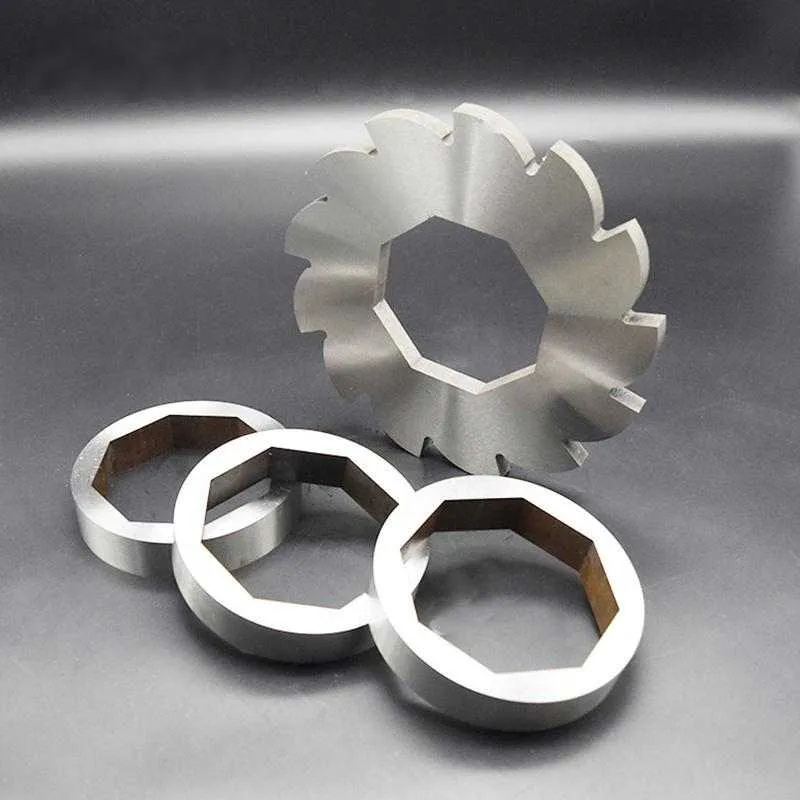 dual axis shredder knife installation industrial waste plant