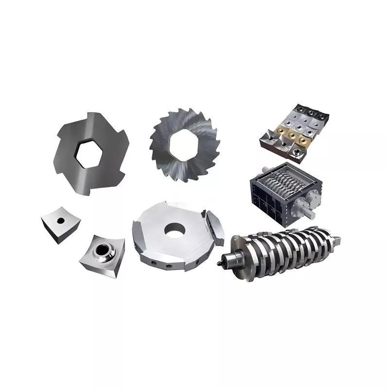 dual purpose shredder blades metal and plastic