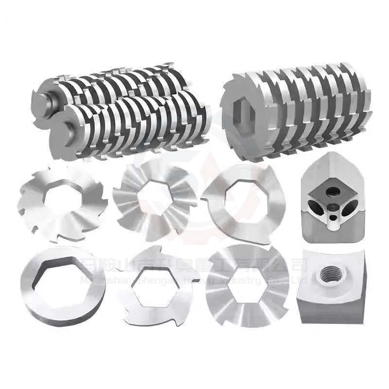Heavy Duty Double Shaft Shredder Blades | Industrial Cutter Blades for Plastic