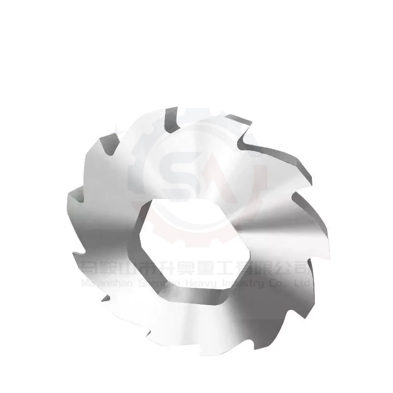 Heavy-Duty Double Shaft Shredder Blades – Industrial Plastic & Metal Crusher Knives