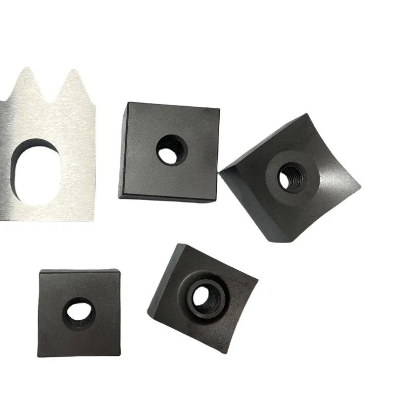 heavy duty square shredder blade pet hdpe plastic