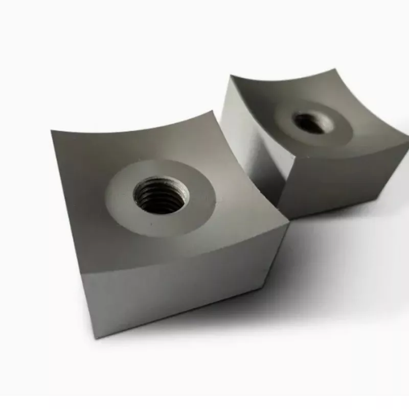 high hardness shredder blades square hard alloy