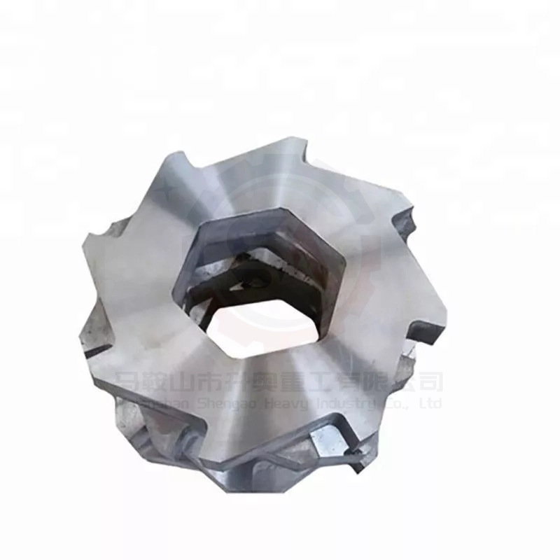 High Wear Resistance D2 Steel Shredder Blades Custom Industrial Double Shaft Knives
