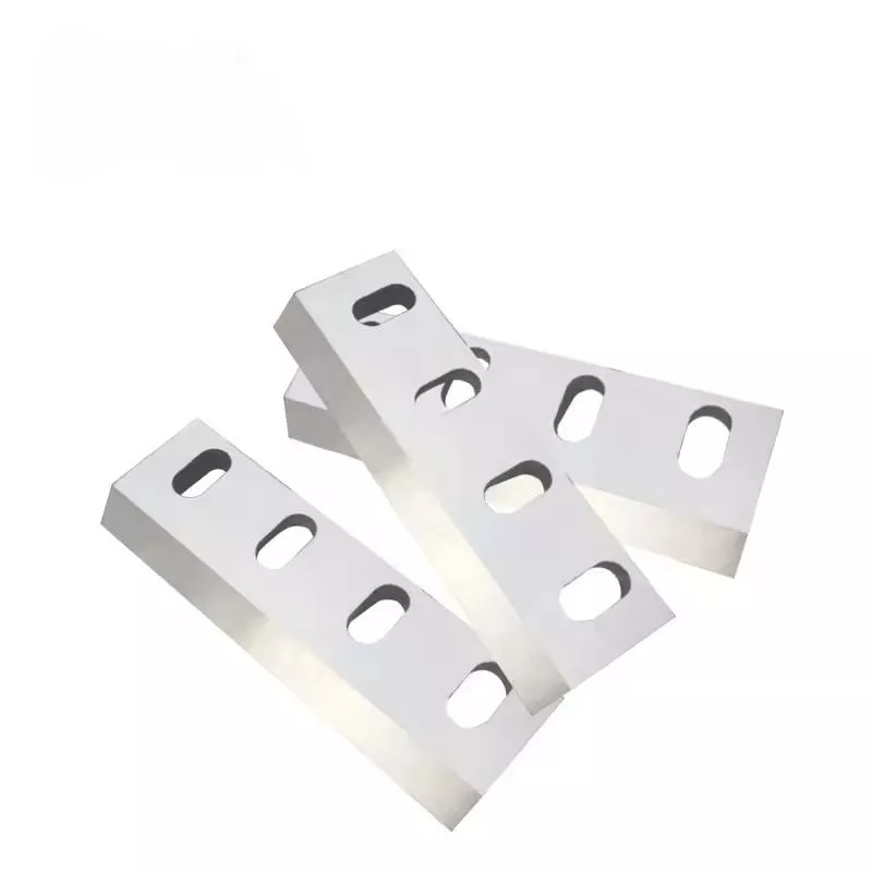 high wear resistance shredder blades tungsten carbide for plastic recycling