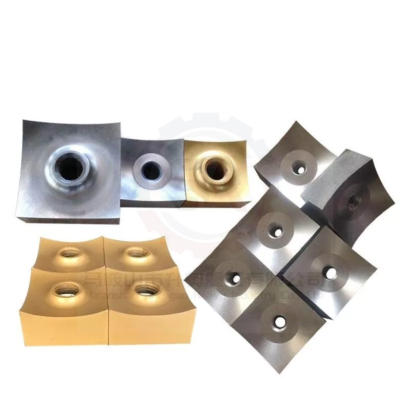 HSS Industrial Single Shaft Shredder Blades | Small Square Replacement Blades for Metal, Plastic, Tire Shredding