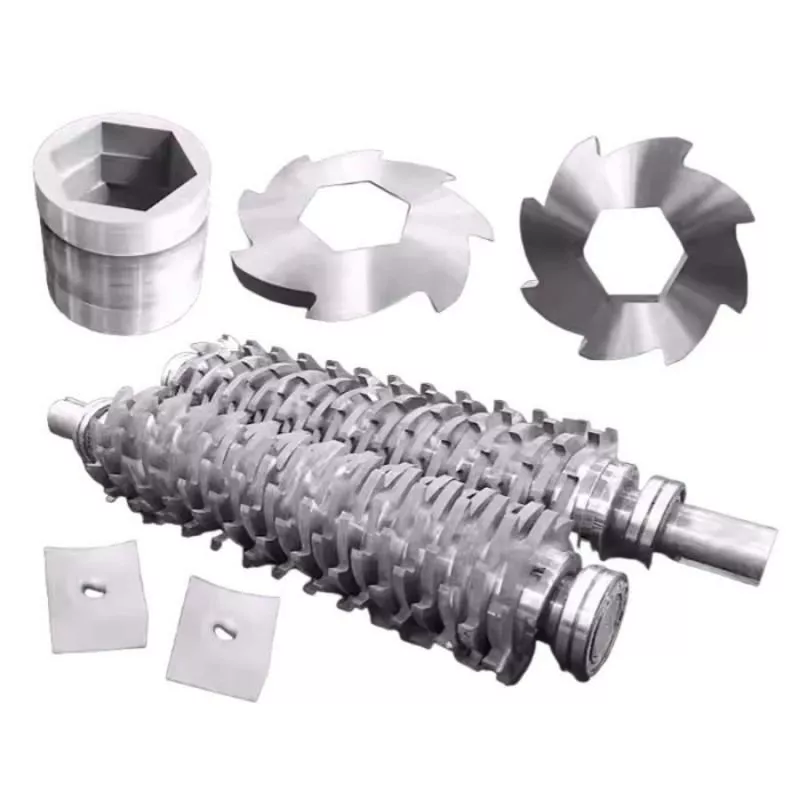 industrial cutter blades plastic film shredding