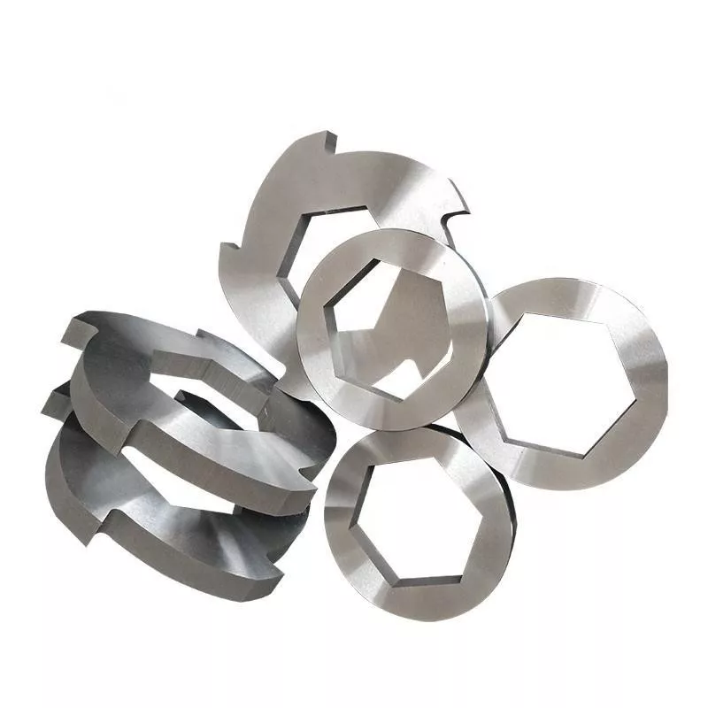 industrial shredder blades crusher knives dual rotor teeth