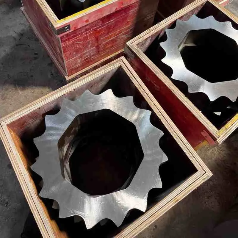 manganese steel shredder blades waste processing