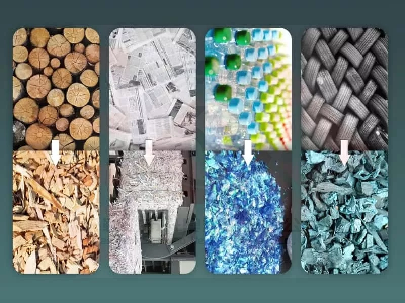 プラスチック破砕結果と出力粒子