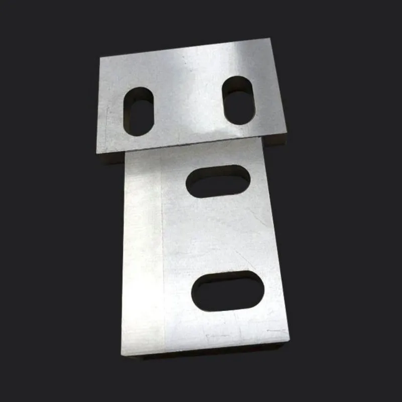 plastic wood metal recycling crusher blade set