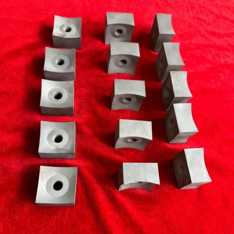 precision engineered replacement shredder blades close up