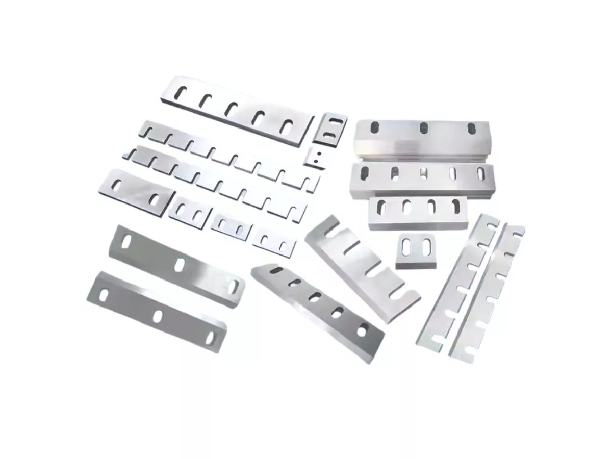 Precision SKD11 Crusher Knives for Plastic Recycling Machinery Close up of Hardened Steel