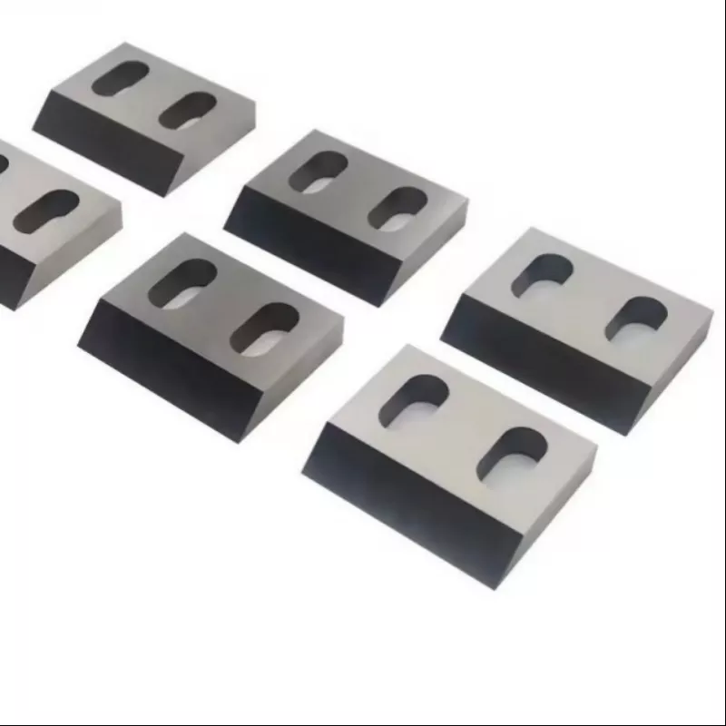 professional recycling machine knives plastic rubber wood shredder blades