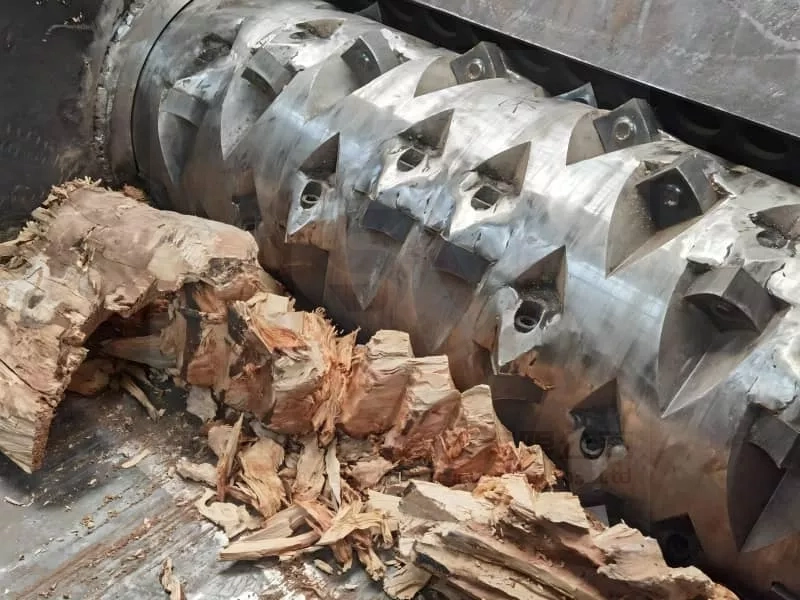 Single-Shaft Shredder Blades for Wood