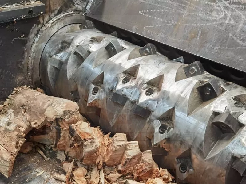 Single-Shaft Shredder Blades for Wood