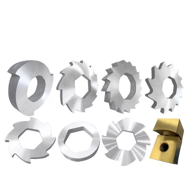 small square shredder blades for single shaft machines hss