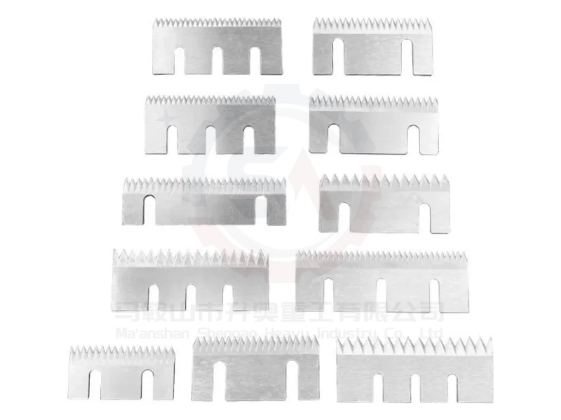 鋸歯状せん断刃