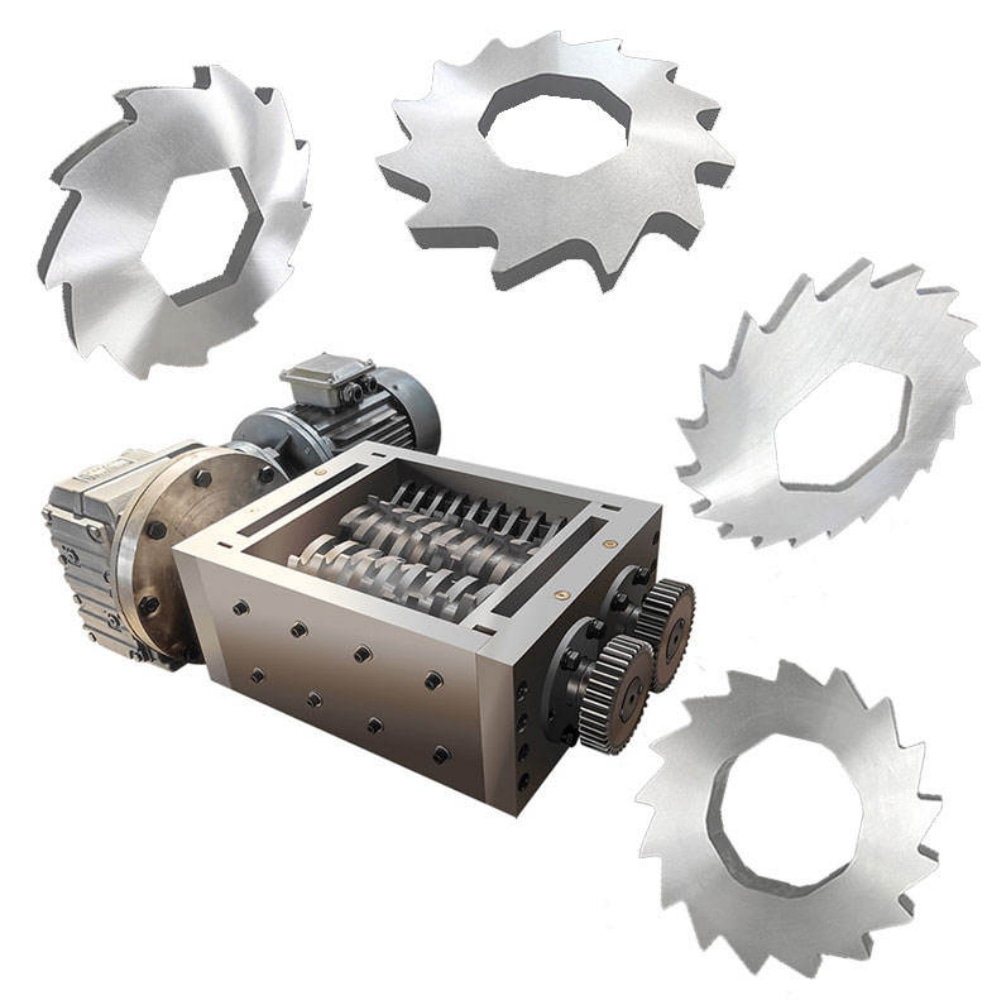 Dual Shaft Shredder Blades